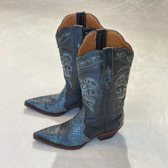 FERRINI WOMENS POINTED TOE BOOTS, SIZE AND 7B - Picture 4 of 13